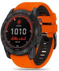 Tech-Protect IconBand Pro szíj Garmin Fenix 3 / 5X / 3HR / 5X Plus / 6X / 6X Pro / 7X készülékhez - narancssárga-fekete