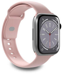 Puro Icon szilikon szíj Apple Watchhoz 38 / 40 / 41 mm - rózsaszín (2 db)