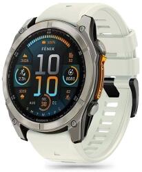 Tech-Protect szilikon vonalpánt Garmin Fenix 5X / 5X Plus / 6X / 6X Pro / 7X / 8 (51 mm) készülékhez - Titán