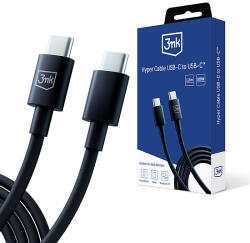 3mk Protection 3mk Hyper kábel USB-C / USB-C 100W 1, 2m - Fekete