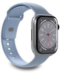 Puro Icon szilikon szíj Apple Watchhoz 38 / 40 / 41 mm - Világoskék (2 db)