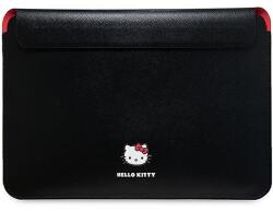 Hello Kitty PU fém logós tok 14" -os laptophoz - fekete