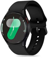 Tech-Protect szilikon szíj Samsung Galaxy Watch 4 / 5 / 5 Pro / 6 / 7 / FE készülékhez - fekete