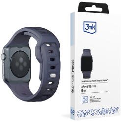 3mk Protection 3mk szilikon óraszíj Apple Watchhoz 38 / 40 / 41 mm - szürke