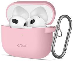 Tech-Protect szilikon horgos tok Apple AirPods 3-hoz - rózsaszín