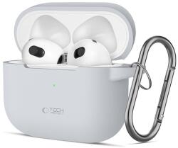 Tech-Protect szilikon horgos tok Apple AirPods 3-hoz - szürke