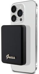 GUESS MagSafe Metal Script Logo indukciós akkumulátor 5W 3000mAh - fekete