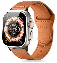 Tech-Protect Naturalfit szíj Apple Watch 4 / 5 / 6 / 7 / 8 / 9 / SE / Ultra 1 / 2 (42 / 44 / 45 / 49 mm) - barna - dellaprint