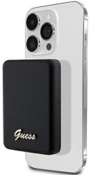 GUESS MagSafe Metal Script Logo indukciós akkumulátor 15W 5000mAh - fekete