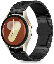 Tech-Protect rozsdamentes vonalas szíj Samsung Galaxy Watch 4 / 5 / 5 PRO / 6 / 7 / FE telefonhoz - fekete