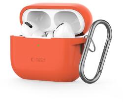 Tech-Protect szilikon horgos tok Apple AirPods Pro 1/2 készülékhez - narancssárga