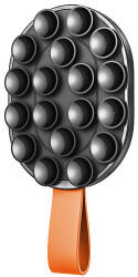 JOYROOM JR-ZS393-S mágneses tartó tapadókorongokkal 4, 7-7" telefonhoz - fekete és narancs