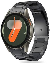 Tech-Protect rozsdamentes szíj Samsung Galaxy Watch 4 / 5 / 5 Pro / 6 / 7 / FE telefonhoz - fekete