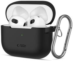 Tech-Protect szilikon horgos tok Apple AirPods 3-hoz - fekete