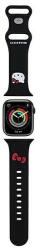 Hello Kitty szilikon Kitty fejpánt Apple Watch 38/40/41mm-hez - fekete