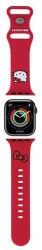 Hello Kitty szilikon Kitty fejpánt Apple Watch 38/40/41mm-hez - piros