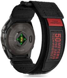 Tech-Protect Scout Pro szíj Garmin Fenix 5 / 6 / 6 Pro / 7 / 8 (47MM) - fekete