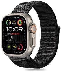 Tech-Protect nylon szíj Apple Watchhoz 6 / 7 / 8 / 9 / 10 / SE (40 / 41 / 42 MM) - fekete