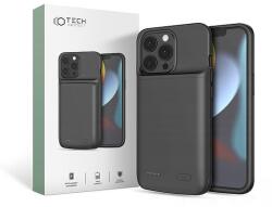 Tech-Protect PowerCase iPhone 13/13 Pro telefonhoz 4800 mAh Powerbankkal - fekete