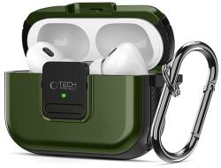 Tech-Protect Defender Hook MagSafe tok karabinerrel Apple AirPods Pro 1/2-hez - zöld