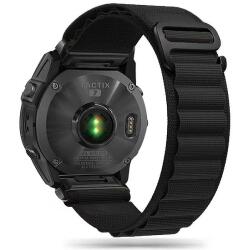 Tech-Protect Nylon Pro szíj Garmin Fenix 3 / 5X / 3HR / 5X Plus / 6X / 6X Pro / 7X készülékhez - fekete
