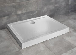 Radaway Doros Stone D akril zuhanytálca előlappal 100x80 cm ajándék szifonnal, fehér SDRD1080-05-04S (SDRD1080-05-04S)