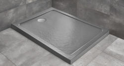 Radaway Doros Stone F zuhanytálca 150x80 ajándék szifonnal, antracit SDRF1580-01-64S (SDRF1580-01-64S)
