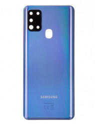 Samsung A217 Galaxy A21s akkufedél (hátlap) kamera lencsével, kék (gyári)
