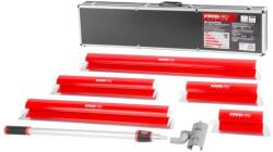 Strend Pro 5 db professzionális simító készlet, rozsdamentes acél, tartóval, teleszkópos nyéllel, 25, 40, 60, 80, 100 cm, Strend Pro Premium Ergonomic (2161408)