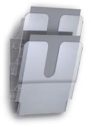 Durable Prospektustartó, fali, álló, A4, DURABLE "FLEXIPLUS 2", átlátszó (1709008400) - nyomtassingyen