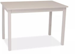 SIGNAL MEBLE Fiord Téglalap MDF Étkezőasztal Fehér (FIORDB80)
