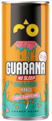 Guarana No Sleep Brainer mangó ízű, szénsavas, alkoholmentes ital koffeinnel és vitaminokkal 250 ml - bevasarlas