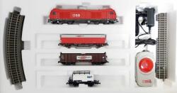 Piko 97948 Kezdőkészlet, Herkules dízelmozdony teherkocsikkal, ágyazatos sínnel, ÖBB V (4015615979487)