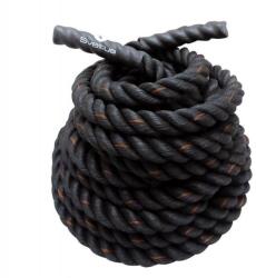 SVELTUS Funcionális kötél, Battle rope, 10m x 3, 8 cm fekete