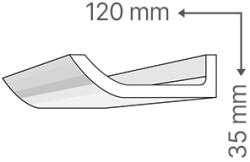ANRO RV-39 - Rejtett világítás díszléc - oldalfal (RV-39)