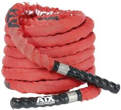  Nylon-al bevont battle rope edzőkötél 15m - piros vörös