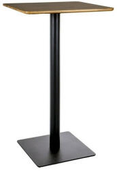 Signal BT006 Négyzetes Bárasztal Artisan Tölgy MDF Fekete Láb (BT006DAC60)