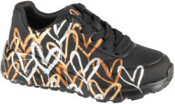 Skechers Gyerek gyalogló cipő, JGoldCrown: Uno Lite - Metallic 32 fekete