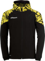 UHLSPORT Kapuzenjacke GOAL 25 EVO WOVEN HOOD JACKET UHLSPORT 14 éves fehér|fekete|sárga