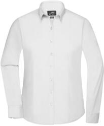 James & Nicholson (Daiber) Női hosszú ujjú ing JN677 - Fehér | XXXL (1-JN677-1759985)