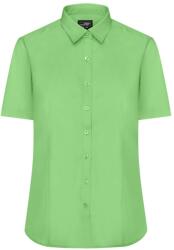 James & Nicholson (Daiber) Női rövid ujjú ing JN679 - Limezöld | 2XL (1-JN679-1760201)
