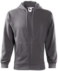 MALFINI Hanorac bărbați Trendy Zipper - Gri oțel | M (4103614)
