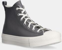 Converse gyerek bőr félcipő CHUCK TAYLOR ALL STAR EVA LIFT szürke, A09259C - szürke 38