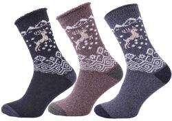 TifanTEX Șosete pentru bărbați, Alpaca Terry 01, 3 perechi (Șosete din) (0733E5)
