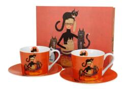 Duo Gift Porcelán csésze szett - Cindy &Kitties