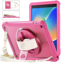 SOLID Tartós burkolat Apple iPad 10.2 2021 / 2020 / 2019 rózsaszín
