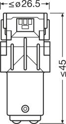 OSRAM Bec incandescent OSRAM 7528DYP-2BL (7528DYP-2BL) - automobilus