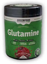GreenFood Nutrition Performance Glutamine 420g - suc de zmeură