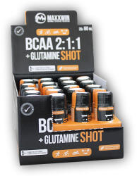 MAXXWIN BCAA + Glutamină shot 20x60ml - portocaliu
