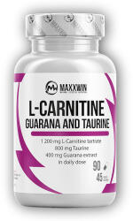 MAXXWIN L-Carnitină + Guarana + Tarină 90 capsule (BR12417009)